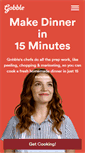 Mobile Screenshot of gobble.com