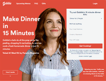 Tablet Screenshot of gobble.com